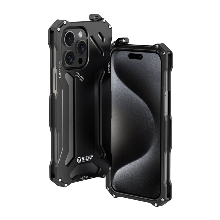 Funda de metal a prueba de golpes R-JUST RJ17 para iPhone 15 Pro Max, iPhone 15 Pro, iPhone 15 Plus, iPhone 15 Funda de metal a prueba de golpes R-JUST RJ17 para iPhone 15 Pro Max, iPhone 15 Pro, iPhone 15 Plus, iPhone 15