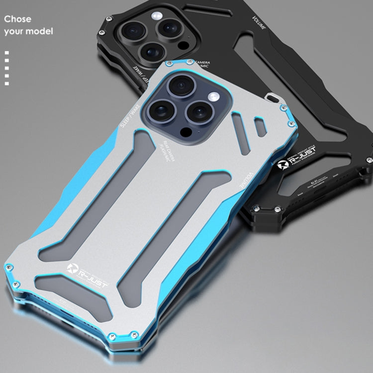 Funda de metal a prueba de golpes R-JUST RJ17 para iPhone 15 Pro Max, iPhone 15 Pro, iPhone 15 Plus, iPhone 15 Funda de metal a prueba de golpes R-JUST RJ17 para iPhone 15 Pro Max, iPhone 15 Pro, iPhone 15 Plus, iPhone 15