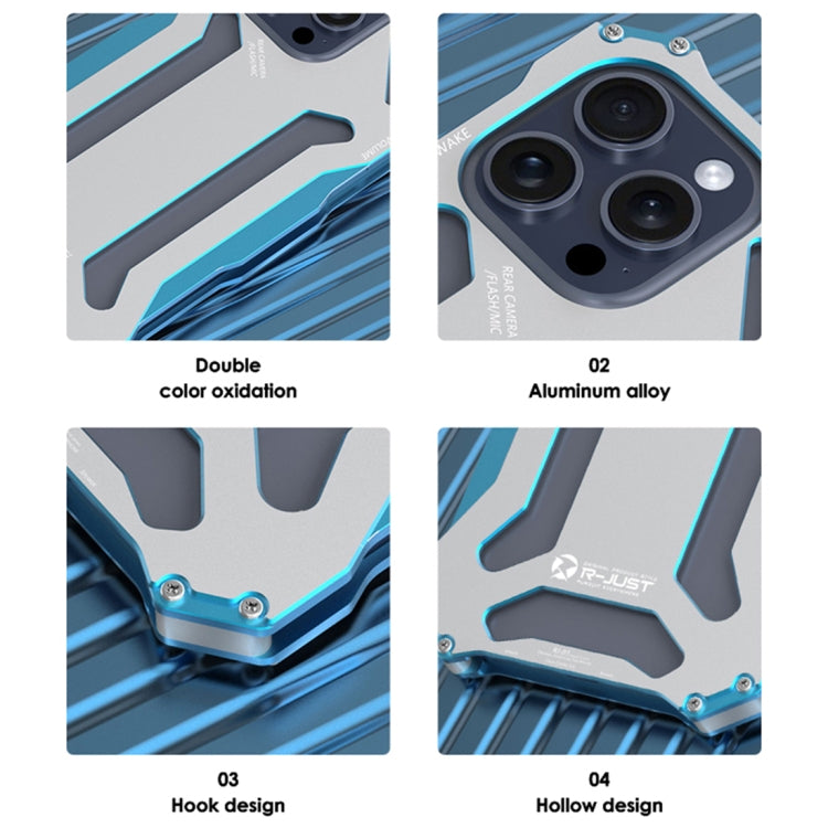 Funda de metal a prueba de golpes R-JUST RJ17 para iPhone 15 Pro Max, iPhone 15 Pro, iPhone 15 Plus, iPhone 15 Funda de metal a prueba de golpes R-JUST RJ17 para iPhone 15 Pro Max, iPhone 15 Pro, iPhone 15 Plus, iPhone 15