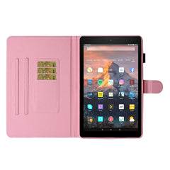 Colored Drawing Pattern Horizontal Flip PU Leather Case with Holder & Card Slot & Sleep / Wake-up Function