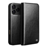 QIALINO Classic Genuine Leather Phone Case