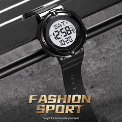 SKMEI 2010 Multifunctional Men 50M Waterproof Luminous Digital Wrist Watch