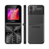 UNIWA F265 Klapphandy, 2,55 Zoll Mediatek MT6261D, FM, 4 SIM-Karten, 21 Tasten