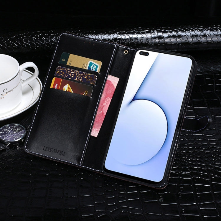idewei Crocodile Texture Horizontal Flip Leather Case with Holder & Card Slots & Wallet, For OPPO Realme X3, For ZTE Axon 11 SE 5G idewei Crocodile Texture Horizontal Flip Leather Case with Holder & Card Slots & Wallet, For OPPO Realme X3, For ZTE Axon 11 SE 5G