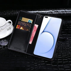 idewei Crocodile Texture Horizontal Flip Leather Case with Holder & Card Slots & Wallet, For OPPO Realme X3, For ZTE Axon 11 SE 5G