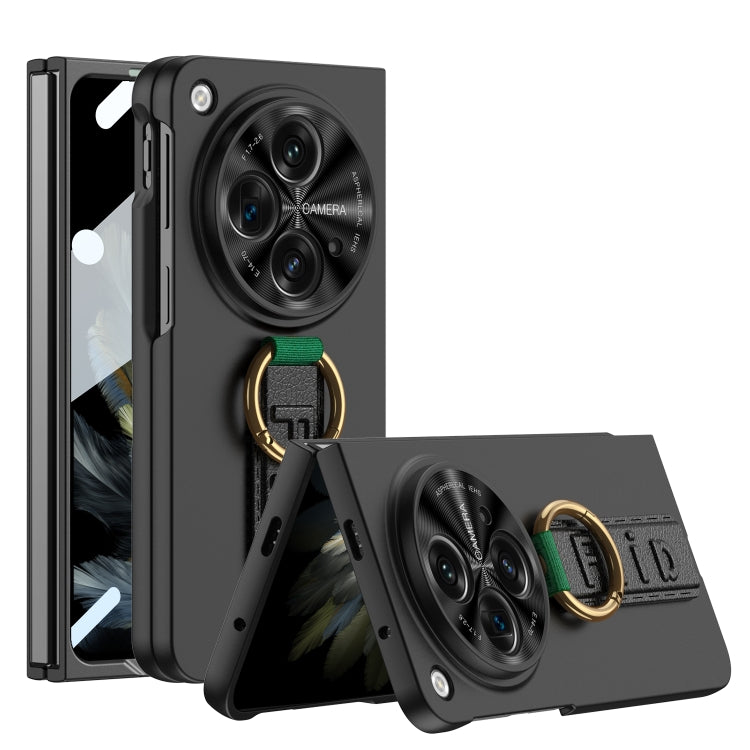 GKK Integrated Ultrathin Shockproof Phone Case with Ring Wrist Strap, For OPPO Find N3 / OnePlus Open GKK Integrated Ultrathin Shockproof Phone Case with Ring Wrist Strap, For OPPO Find N3 / OnePlus Open