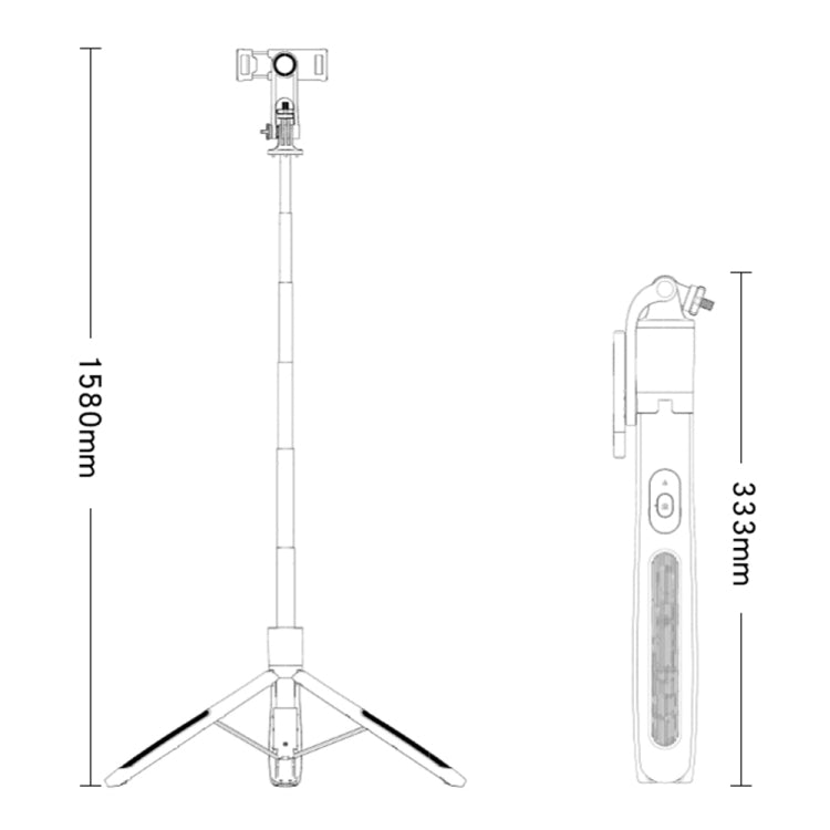 Yesido SF13 Retractable Extended Bluetooth Tripod Phone Live Streaming Selfie Stand Yesido SF13 Retractable Extended Bluetooth Tripod Phone Live Streaming Selfie Stand