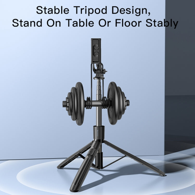 Yesido SF13 Retractable Extended Bluetooth Tripod Phone Live Streaming Selfie Stand Yesido SF13 Retractable Extended Bluetooth Tripod Phone Live Streaming Selfie Stand