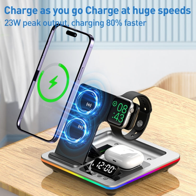A93 15W 5 in 1 Multifunctional Foldable Wireless Charger Desktop Phone Stand A93 15W 5 in 1 Multifunctional Foldable Wireless Charger Desktop Phone Stand