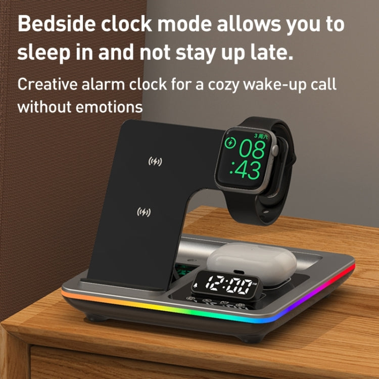 A93 15W 5 in 1 Multifunctional Foldable Wireless Charger Desktop Phone Stand A93 15W 5 in 1 Multifunctional Foldable Wireless Charger Desktop Phone Stand