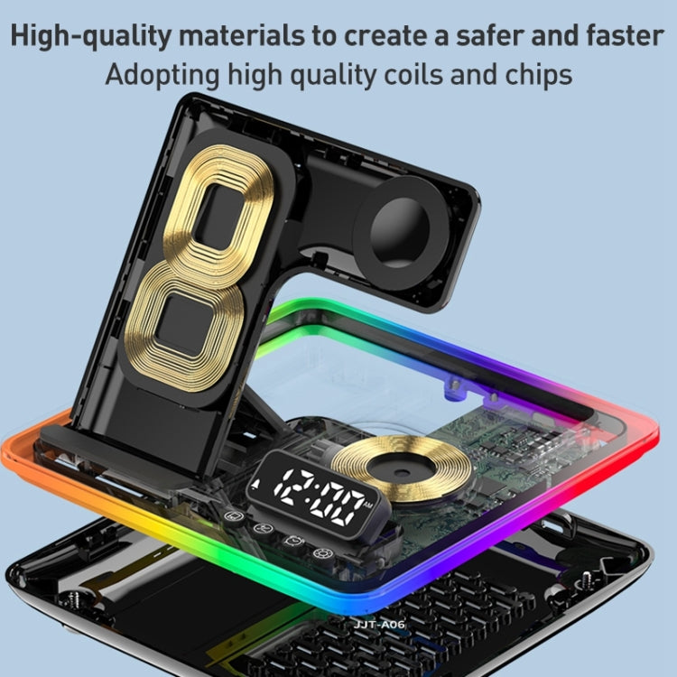 A93 15W 5 in 1 Multifunctional Foldable Wireless Charger Desktop Phone Stand A93 15W 5 in 1 Multifunctional Foldable Wireless Charger Desktop Phone Stand