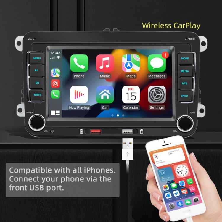 F9070 For Volkswagen 7 inch Portable Car MP5 Player Support CarPlay / Android Auto F9070 For Volkswagen 7 inch Portable Car MP5 Player Support CarPlay / Android Auto
