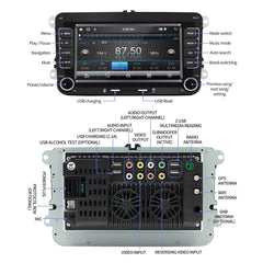 S9070 For Volkswagen 7 inch Portable Car MP5 Player Support CarPlay / Android Auto