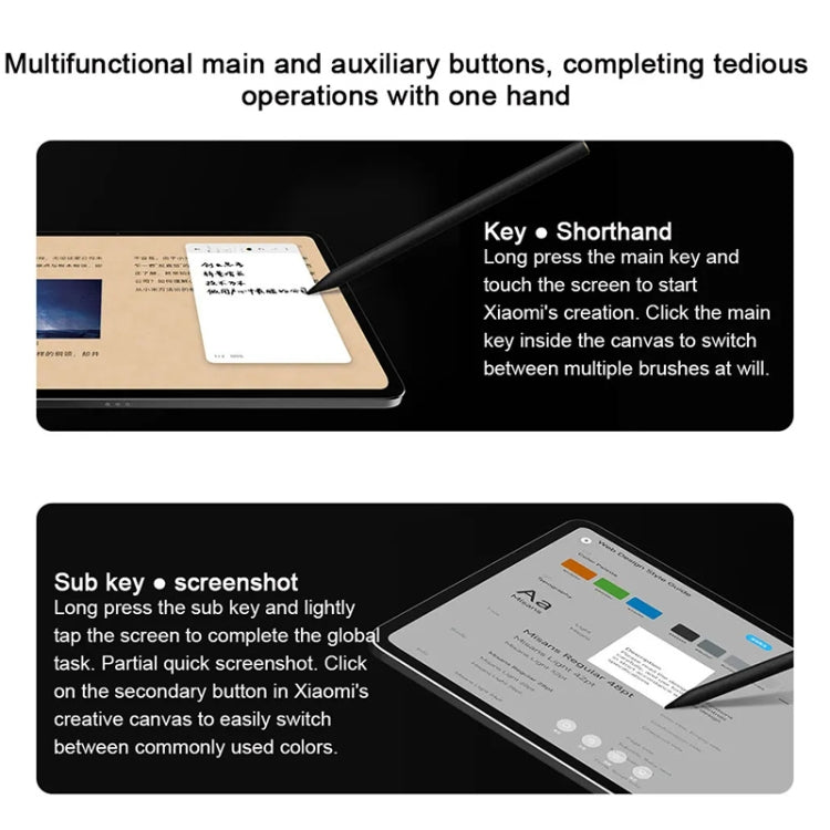 Original Xiaomi Focus Stylus Pen für Xiaomi Pad 6 Max 14 / Pad 6S Pro 12.4 / Pad 7 / Pad 7 Pro, Stylus Pen für Xiaomi Pad 6 Max 14 / Pad 6S Pro 12.4 / Pad 7 / Pad 7 Pro (Schwarz) Original Xiaomi Focus Stylus Pen für Xiaomi Pad 6 Max 14 / Pad 6S Pro 12.4 / Pad 7 / Pad 7 Pro, Stylus Pen für Xiaomi Pad 6 Max 14 / Pad 6S Pro 12.4 / Pad 7 / Pad 7 Pro (Schwarz)