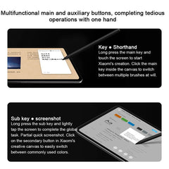 Original Xiaomi Focus Stylus Pen für Xiaomi Pad 6 Max 14 / Pad 6S Pro 12.4 / Pad 7 / Pad 7 Pro, Stylus Pen für Xiaomi Pad 6 Max 14 / Pad 6S Pro 12.4 / Pad 7 / Pad 7 Pro (Schwarz)