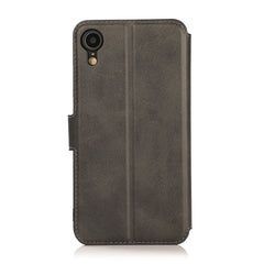 Funda de cuero con tapa horizontal con hebilla magnética y textura de becerro, con soporte, ranuras para tarjetas, billetera y marco de fotos, para iPhone XS Max, para iPhone 12 mini, para iPhone 12 Pro Max, para iPhone 12/12 Pro