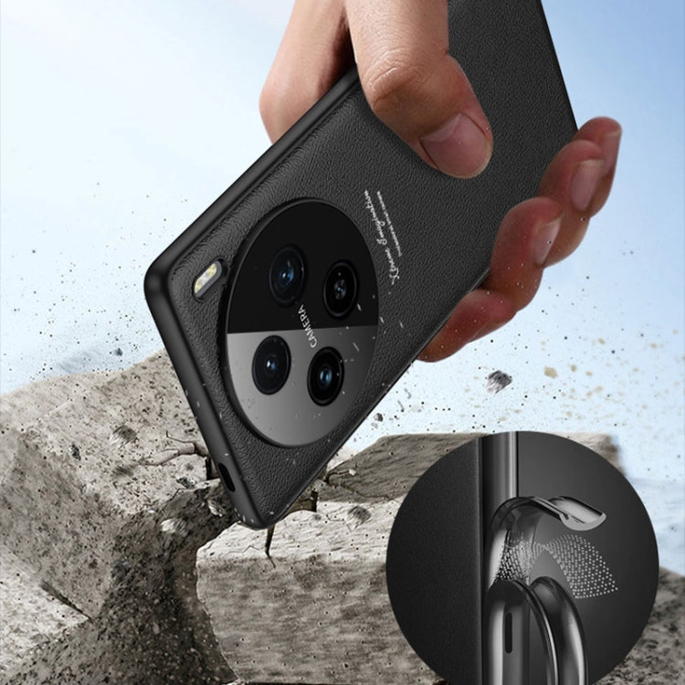 GKK Precision Hole Ultra-thin Full Coverage Leather Phone Case, For vivo X100 Pro, For vivo X100 GKK Precision Hole Ultra-thin Full Coverage Leather Phone Case, For vivo X100 Pro, For vivo X100