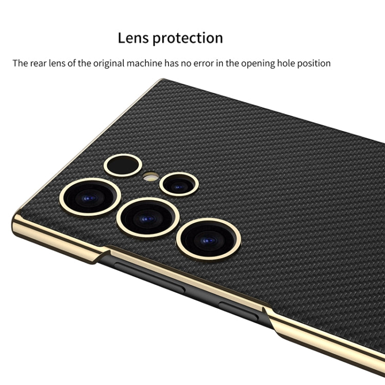 GKK Triumph Ultra-Thin Plain Leather Phone Case with Holder, For Samsung Galaxy S24 Ultra 5G GKK Triumph Ultra-Thin Plain Leather Phone Case with Holder, For Samsung Galaxy S24 Ultra 5G