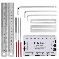 Guitar Repair Tool Set, File Wrench, Chord Cut And Winder, Frets Polishing, Guitar Repair Kit