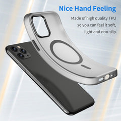 MagSafe Frosted Translucent TPU + PC Full Coverage Phone Case