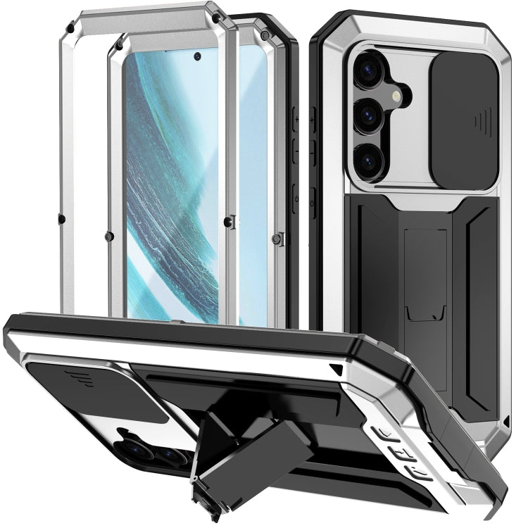 R-JUST Sliding Camera Life Waterproof Holder Phone Case, For Samsung Galaxy S25 Edge 5G, For Samsung Galaxy S25 5G, For Samsung Galaxy S25+ 5G, For Samsung Galaxy S25 Ultra 5G, For Samsung Galaxy S24 Ultra 5G, For Samsung Galaxy S24+ 5G R-JUST Sliding Camera Life Waterproof Holder Phone Case, For Samsung Galaxy S25 Edge 5G, For Samsung Galaxy S25 5G, For Samsung Galaxy S25+ 5G, For Samsung Galaxy S25 Ultra 5G, For Samsung Galaxy S24 Ultra 5G, For Samsung Galaxy S24+ 5G