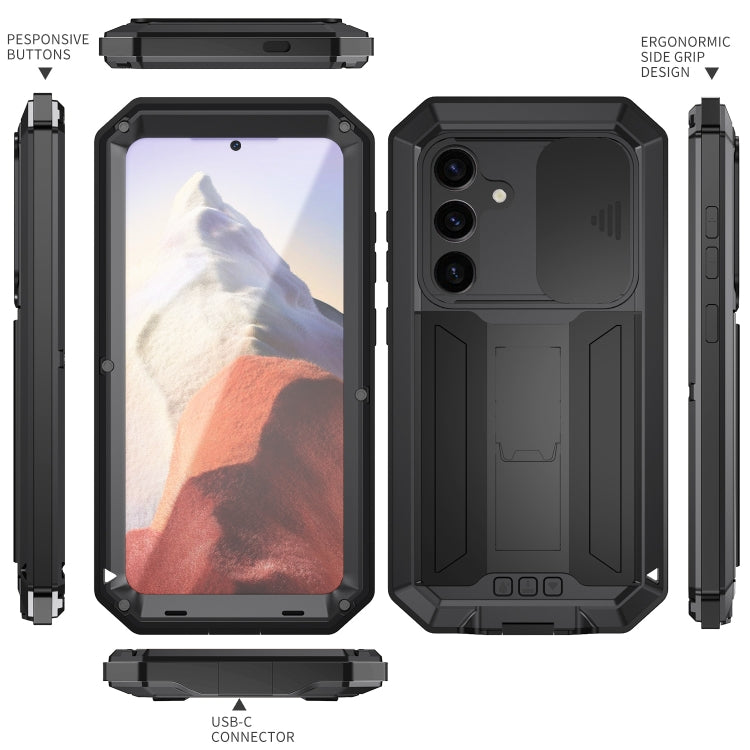 R-JUST Sliding Camera Life Waterproof Holder Phone Case, For Samsung Galaxy S24 5G R-JUST Sliding Camera Life Waterproof Holder Phone Case, For Samsung Galaxy S24 5G