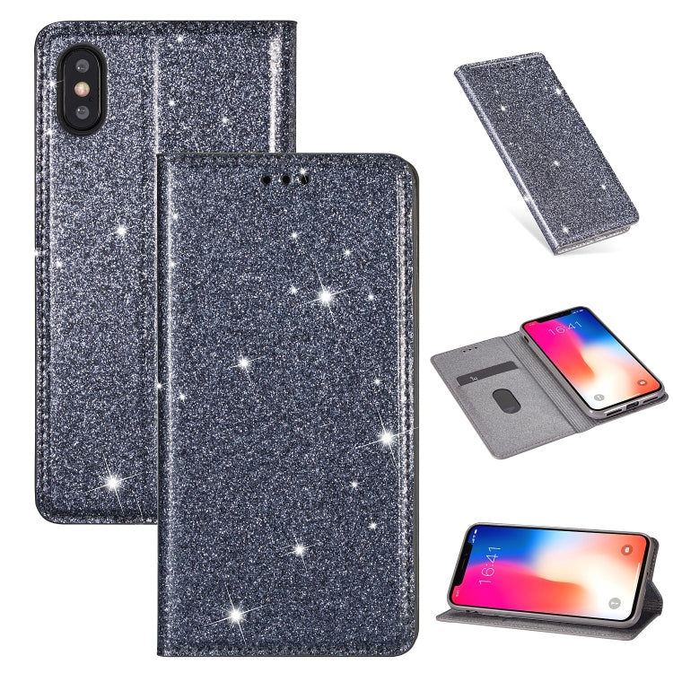 Ultrathin Glitter Magnetic Horizontal Flip Leather Case with Holder & Card Slots, For iPhone 11 Pro, For iPhone 11 Pro Max, For iPhone X / XS, For iPhone XS Max Ultrathin Glitter Magnetic Horizontal Flip Leather Case with Holder & Card Slots, For iPhone 11 Pro, For iPhone 11 Pro Max, For iPhone X / XS, For iPhone XS Max