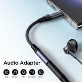 Cable adaptador de audio USB-C/Tipo-C a 3,5 mm JOYROOM SY-C01, SY-C01