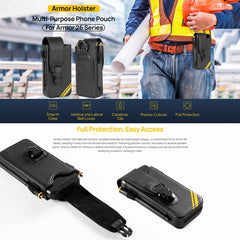 Ulefone Armor Holster Multi-Purpose Phone Pouch Waist Bag, For Ulefone Armor 26 Ultra, For Ulefone Armor 24