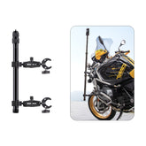 Motorcycle Clamps Handlebar Fixed Mount 3-stage Telescopic Selfie Stick