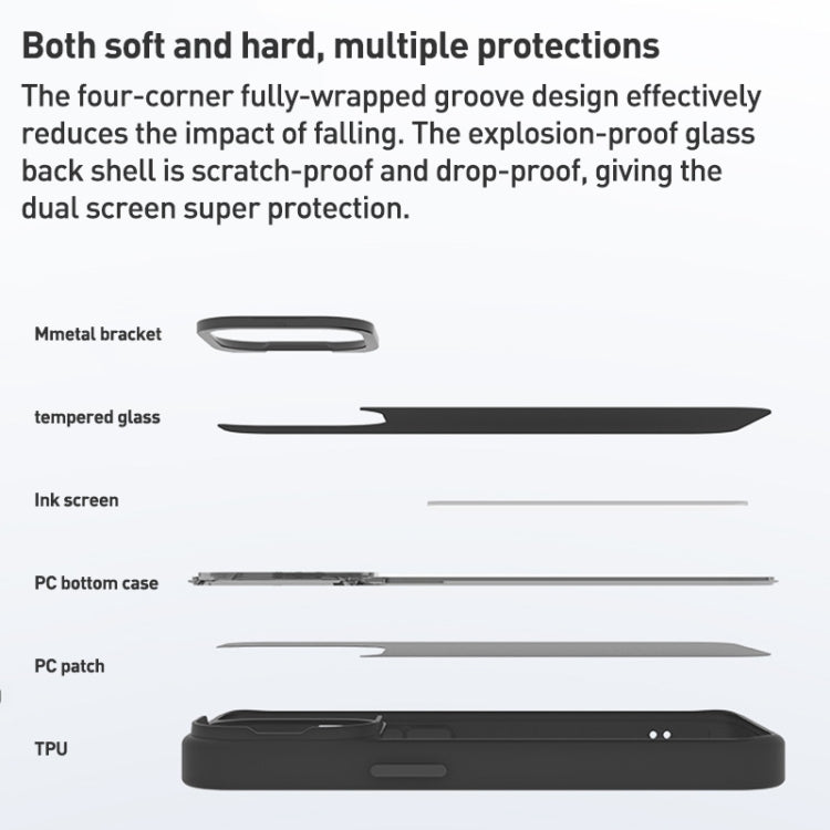 NFC Four-Color E-ink Screen DIY Phone Case, For iPhone 14 Pro Max, For iPhone 13 NFC Four-Color E-ink Screen DIY Phone Case, For iPhone 14 Pro Max, For iPhone 13