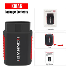 KONNWEI K DIAG Car OBDII Full System Diagnostic Scanner, K DIAG
