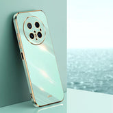XINLI Straight 6D Plating Gold Edge TPU Phone Case, For Huawei Mate 70 Pro / 70 Pro+, For Huawei Mate 70, For Huawei Nova 13 Pro