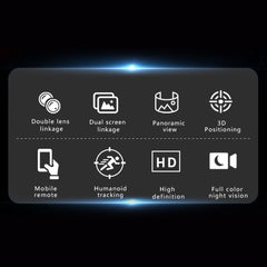 Q821 4MP Binocular Zoom Dual Light Source Outdoor IP67 Waterproof WiFi Camera