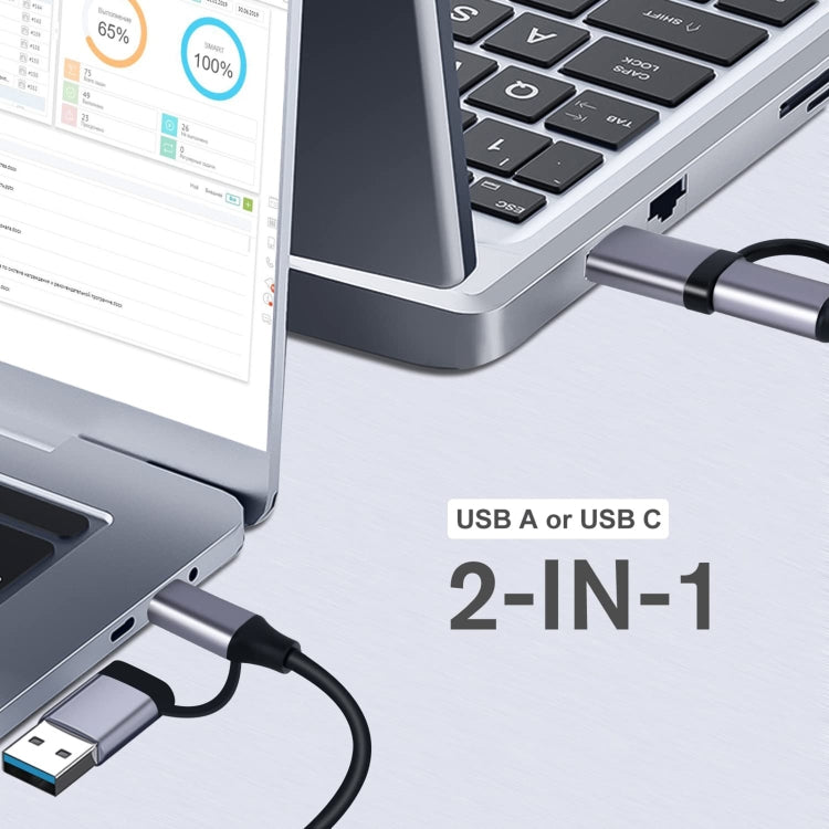809-C 6 in 1 USB+Type-C to USB Multifunctional Docking Station HUB Adapter, 809-C 809-C 6 in 1 USB+Type-C to USB Multifunctional Docking Station HUB Adapter, 809-C