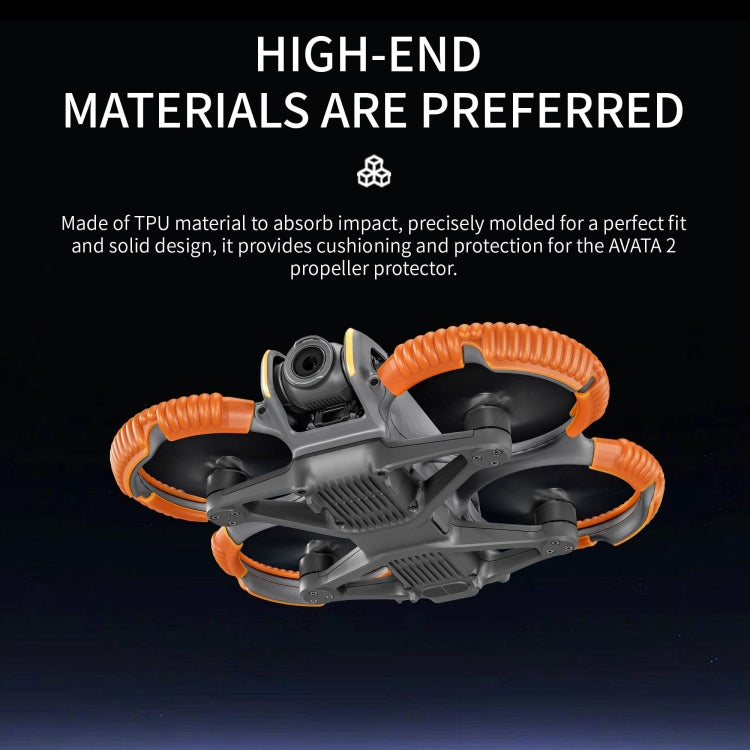 STARTRC Propeller TPU Schutzabdeckung Antikollisionsringabdeckung für DJI AVATA 2 STARTRC Propeller TPU Schutzabdeckung Antikollisionsringabdeckung für DJI AVATA 2