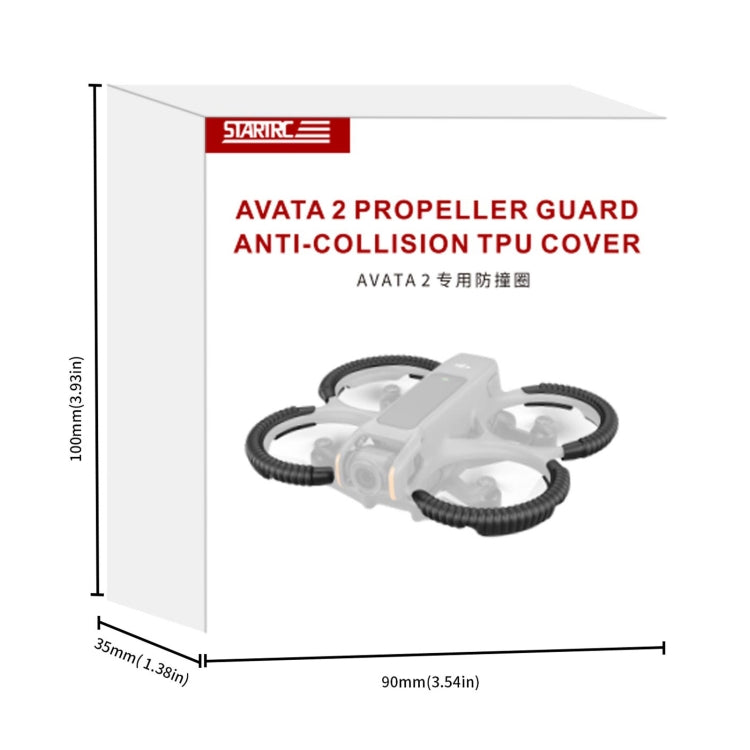 STARTRC Propeller TPU Schutzabdeckung Antikollisionsringabdeckung für DJI AVATA 2 STARTRC Propeller TPU Schutzabdeckung Antikollisionsringabdeckung für DJI AVATA 2