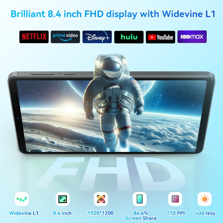 HEADWOLF Fpad5 4G LTE Tablet PC, 8.4 inch Android 14 MT6789 Octa Core Support Dual SIM, Global Version with Google Play, Fpad5 HEADWOLF Fpad5 4G LTE Tablet PC, 8.4 inch Android 14 MT6789 Octa Core Support Dual SIM, Global Version with Google Play, Fpad5