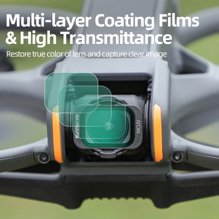 For DJI Avata 2 Sunnylife Camera Lens Filter, MCUV, ND8, ND16, ND32, ND64, ND128, 4 in 1 ND8/16/32/64, 5 in 1 ND8/16/32/64/128, 4 in 1 MCUV ND8/16/32, 6 in 1 MCUV ND8/16/32/64/128 For DJI Avata 2 Sunnylife Camera Lens Filter, MCUV, ND8, ND16, ND32, ND64, ND128, 4 in 1 ND8/16/32/64, 5 in 1 ND8/16/32/64/128, 4 in 1 MCUV ND8/16/32, 6 in 1 MCUV ND8/16/32/64/128