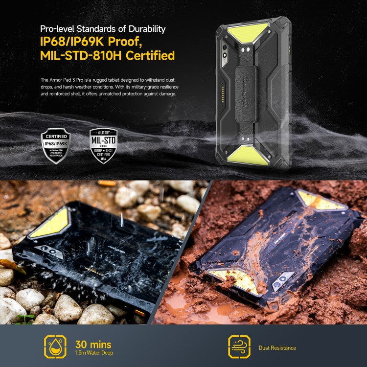 Tablet PC resistente Ulefone Armor Pad 3 Pro, 10,36 pulgadas, Android 13, MediaTek MT8788 Octa Core, red 4G, enchufe de la UE, Armor Pad 3 Pro Tablet PC resistente Ulefone Armor Pad 3 Pro, 10,36 pulgadas, Android 13, MediaTek MT8788 Octa Core, red 4G, enchufe de la UE, Armor Pad 3 Pro