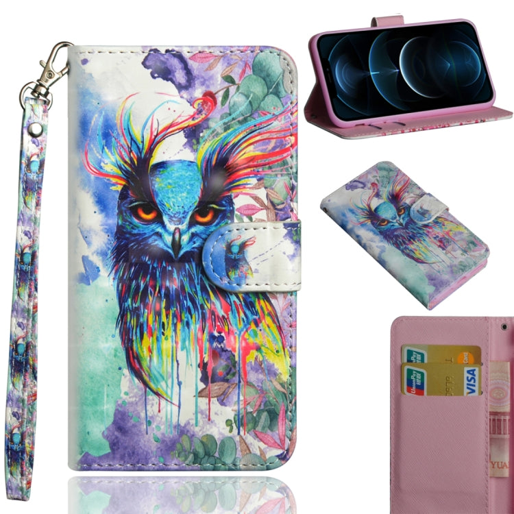 3D Painting Pattern Horizontal Flip TPU + PU Leather Case with Holder & Card Slots & Wallet 3D Painting Pattern Horizontal Flip TPU + PU Leather Case with Holder & Card Slots & Wallet