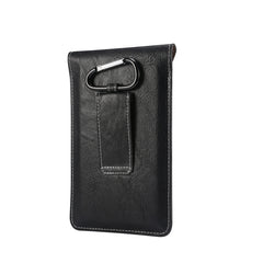 Elephant Texture Men Leisure Simple Universal Mobile Phone Waist Pack Leather Case with Card Slot, Suitable for 6.7-6.9 inch Smartphones, For iPhone 12 Pro Max