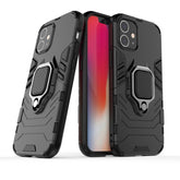 Funda protectora de PC + TPU a prueba de golpes con soporte de anillo magnético, para iPhone 12 mini, para OPPO A7 / A12, para Vivo iQOO Z1x, para Vivo X50 Pro+, para OnePlus Nord, para OPPO A72 5G, para Galaxy M01