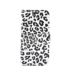 Leopard Print Pattern Horizontal Flip Leather Case with Card Slot and Holder