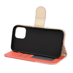 Funda de cuero con tapa horizontal de color con soporte, marco de fotos, ranuras para tarjetas y billetera, para iPhone 12 mini, para iPhone 12/12 Pro, para iPhone 12 Pro Max