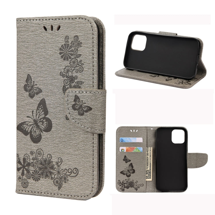 Horizontale Klapphülle aus Leder mit geprägtem Blumen- und Schmetterlingsmuster im Vintage-Stil, mit Kartensteckplatz & Halter & Geldbörse & Trageband, für iPhone 12 mini, für iPhone 12 / 12 Pro, für iPhone 12 Pro Max Horizontale Klapphülle aus Leder mit geprägtem Blumen- und Schmetterlingsmuster im Vintage-Stil, mit Kartensteckplatz & Halter & Geldbörse & Trageband, für iPhone 12 mini, für iPhone 12 / 12 Pro, für iPhone 12 Pro Max