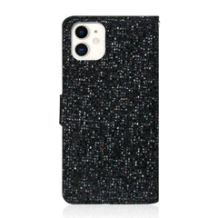 Glitter Powder Horizontal Flip Leather Case with Card Slots & Holder & Lanyard, For iPhone 12 / 12 Pro, For iPhone 12 Pro Max