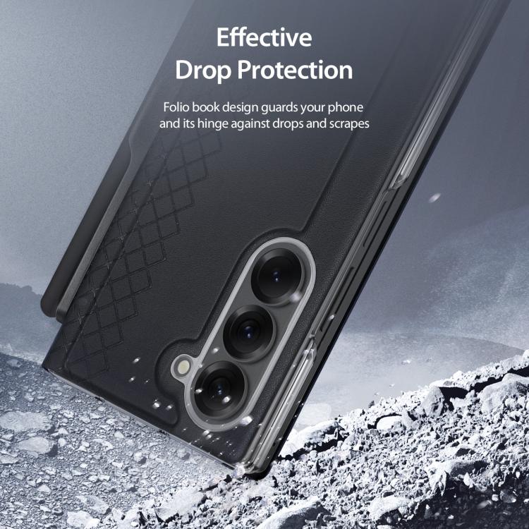 DUX DUCIS Bril Series PU + TPU Phone Case with Pen Slot, For Samsung Galaxy Z Fold7 5G, For Samsung Galaxy Z Fold Special DUX DUCIS Bril Series PU + TPU Phone Case with Pen Slot, For Samsung Galaxy Z Fold7 5G, For Samsung Galaxy Z Fold Special