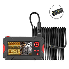 Endoscopio digital de doble cámara P30 de 8 mm, 1080P, IP68, resistente al agua, pantalla de 4,3 pulgadas, cable rígido de 2 m, cable rígido de 5 m, cable rígido de 10 m