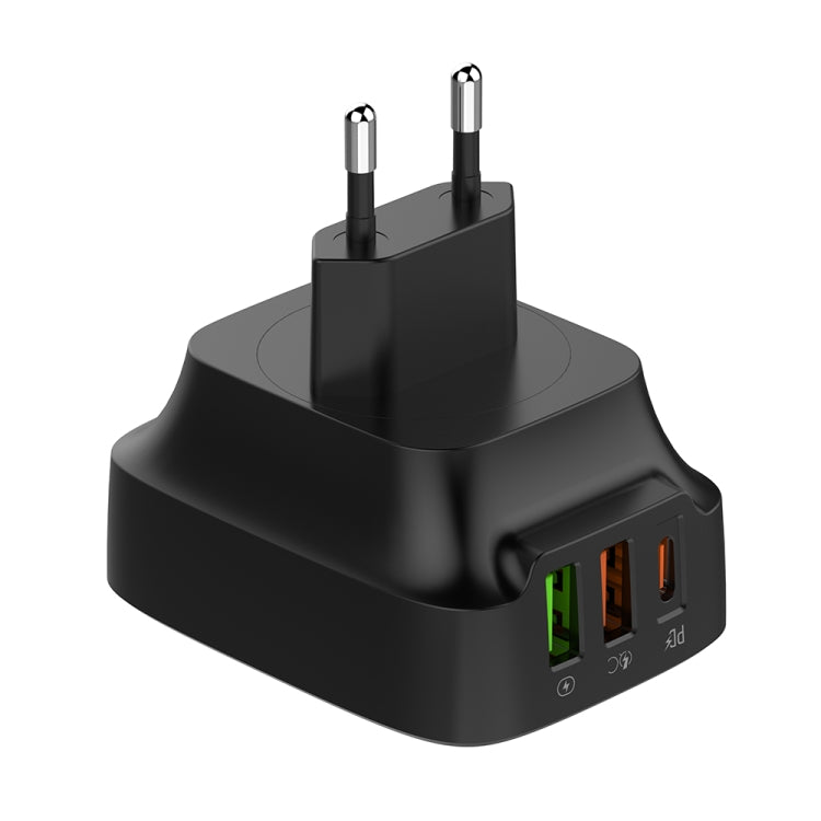 LDNIO Q334 32W Type-C + Dual USB Port Charger with 1m USB-C / Type-C to USB-C / Type-C Data Cable, EU Plug, UK Plug, US Plug LDNIO Q334 32W Type-C + Dual USB Port Charger with 1m USB-C / Type-C to USB-C / Type-C Data Cable, EU Plug, UK Plug, US Plug